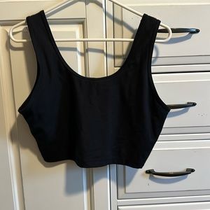 Black Sports Bra/Tank Top